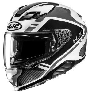 HJc F71 Tozz Motorcycle Helmet Black 1