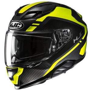 HJc F71 Tozz Motorcycle Helmet Yellow 1