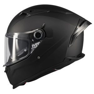 MT Braker Pure Motorcycle Helmet Matt Black 1