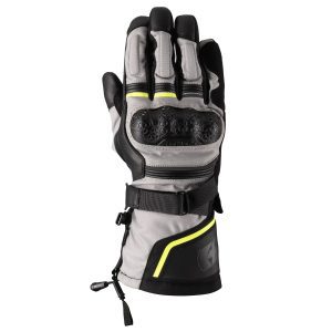 Oxford Montreal 5.0 Motorcycle Gloves - Grey Black Yellow 1
