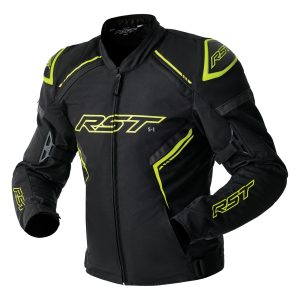 RST S1 D3O Mens Motorcycle Jacket Black Grey Flo Yellow 1