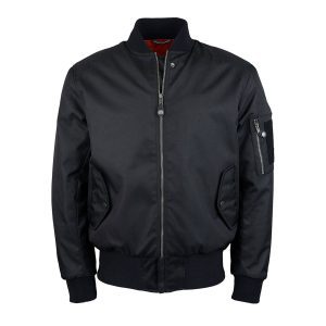 Spada Airforce MA1 Waterproof Bomber Motorcycle Jacket – Black Spada Airforce MA1 Bomber Waterproof Motorcycle Jacket - Black 1