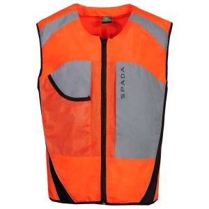Spada Spark Visibility Motorcycle Vest - Orange 1