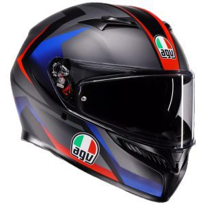 AGV K3 Striga Motorcycle Helmt Black Red Blue 1