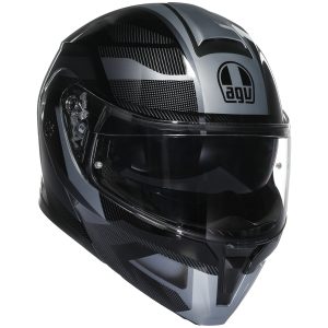AGV Street Modular Ledro Motorcycle Helmet Matt Black Grey 1