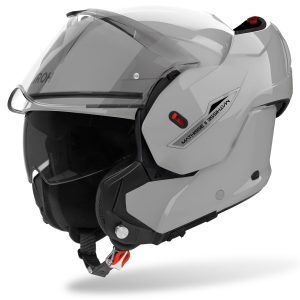 Airoh Mathisse II Plain Motorcycle Helmet Cement Grey 1