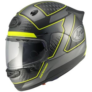 Arai Quantic Giu Motorcycle Helmet Yellow 1