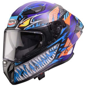 Caberg Drift Evo II Nobo Motorcycle Helmet - Black Red Blue Purple 1