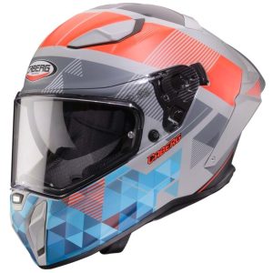 Caberg Drift Evo II Prism Motorcycle Helmet Grey Red Blue 1