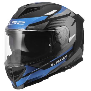 LS2 FF818 Storm III Komai Motorcycle Helmet – Black/Blue LS2 FF818 Storm III Komai Motorcycle Helmet Black Blue 1
