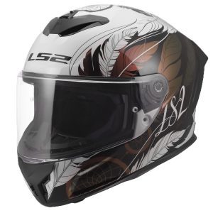 LS2 FF820 Rapid III Boho Motorcycle Helmet – White/Black/Pink LS2 FF820 Rapid III Boho Motorcycle Helmet White Black Pink 1