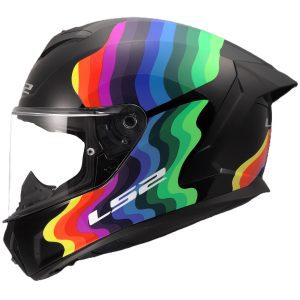 LS2 FF820 Rapid III Flow Motorcycle Helmet – Black/Multi LS2 FF820 Rapid III Flow Motorcycle Helmet Black Multi 2
