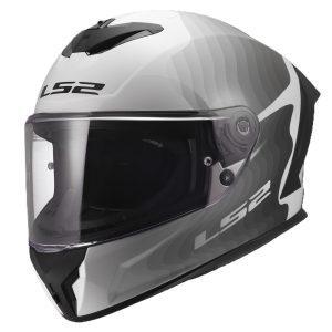 LS2 FF820 Rapid III Flow Motorcycle Helmet – White/Grey LS2 FF820 Rapid III Flow Motorcycle Helmet White Grey 1.2