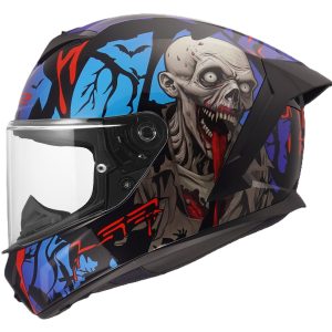 LS2 FF820 Rapid III Zombie Motorcycle Helmet – Black/Red/Blue LS2 FF820 Rapid III Zombie Motorcycle Helmet 1