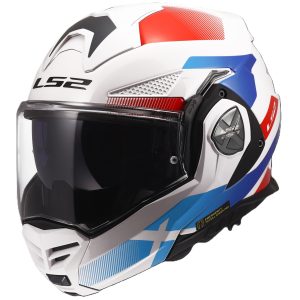 LS2 FF901 Advant X Nova Motorcycle Helmet – White/Blue/Red LS2 FF901 Advant X Nova Motorcycle Helmet White Blue Red 1