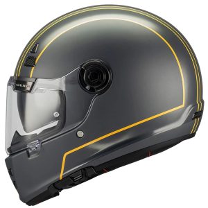 Mt Jarama Wild Motorcycle Helmet Black Orange 1