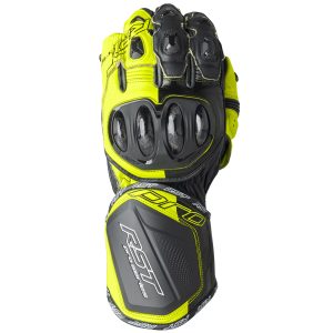 RST Pro Series Gp D3O Mens Motorcycle Gloves Black Flo Yellow 1