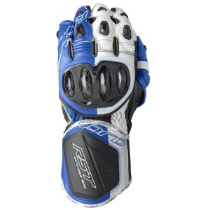 RST Pro Series Gp D3O Mens Motorcycle Gloves Blue White 1