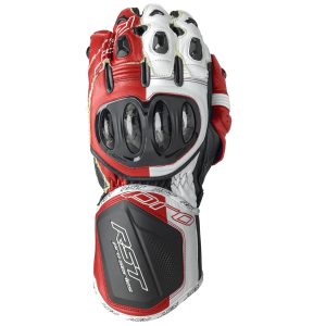 RST Pro Series Gp D3O Mens Motorcycle Gloves Red White 1