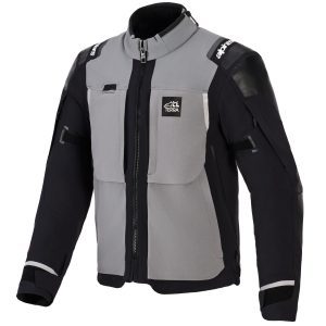 Alpinestars Andes Pro Drystar XF Motorcycle Jacket - Dark Grey Black 1