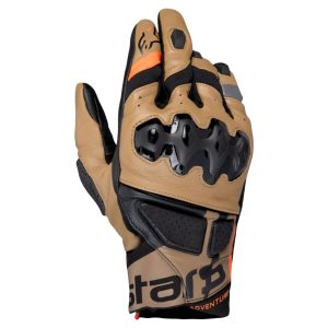 Alpinestars Belize v3 Drystar Motorcycle Gloves Black Gobi Brown Sand 1.1