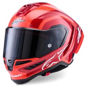 Alpinestars Supertech R10 Arius Motorcycle Helmet – Black/White/Red Alpinestars Supertech R10 Arius Motorcycle Helmet - Black White Red 1