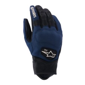 Alpinestars Tracker Motorcycle Gloves - Dark Blue Black 1