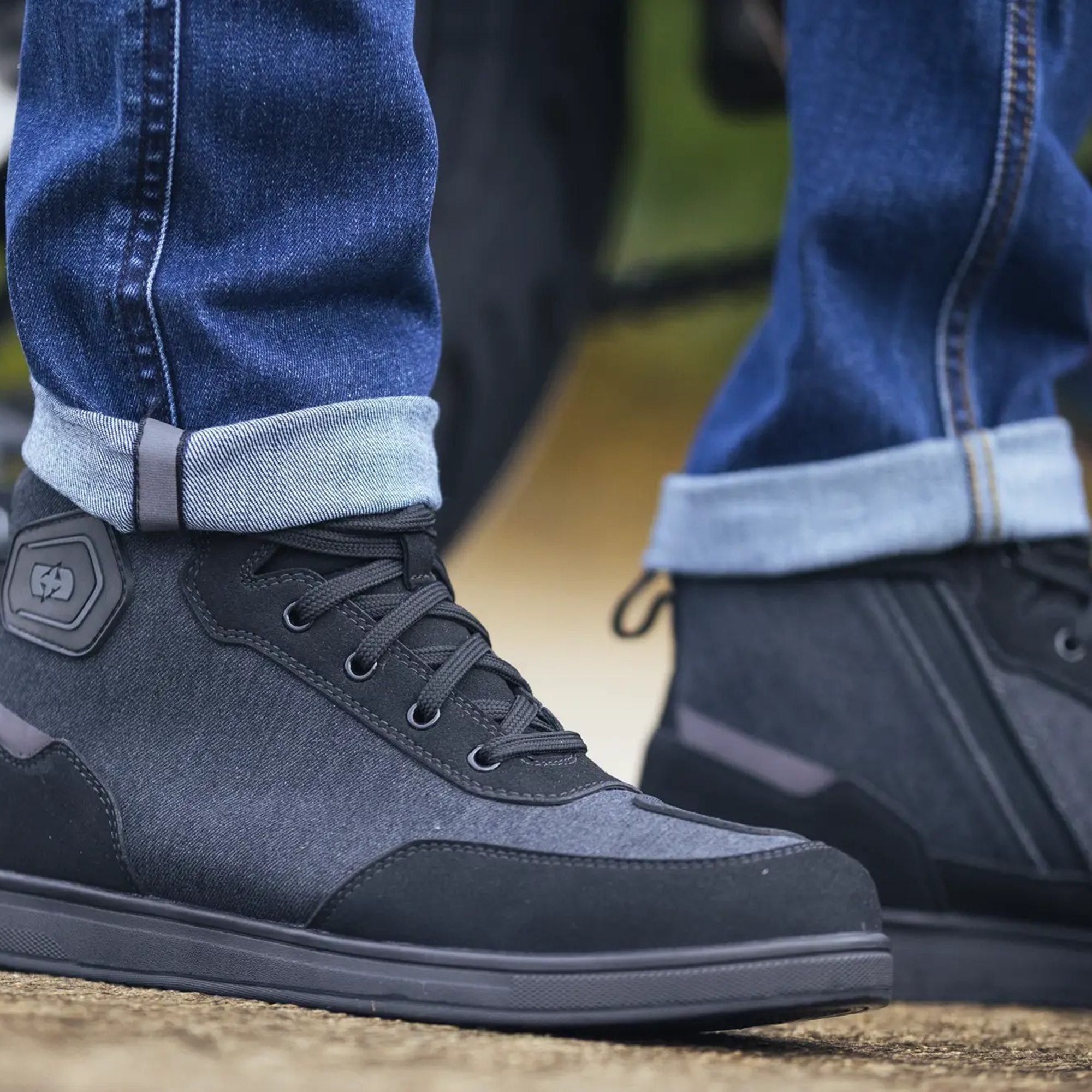 Oxford Original Tailor AA Straight Motorcycle Jeans - Indigo Lifestyle 2