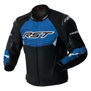 RST Tractech Evo D30 Motorcycle Jacket Black Blue 1