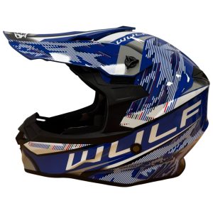 Wulfsport Adults Astral Motocross Helmet Blue 2
