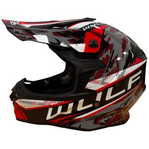 Wulfsport Adults Astral Motocross Helmet Red 2