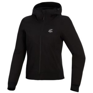 Alpinestars Stella Radium Tech Women's Motorcycle Hoodie Black 1