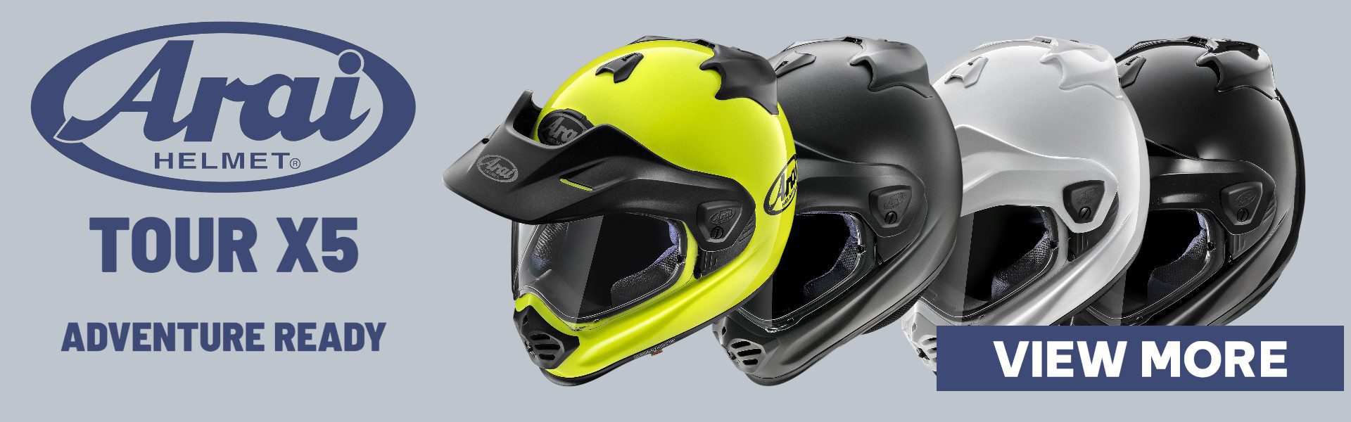 Arai Tour x5 Motorcycle Helmet Web Banner