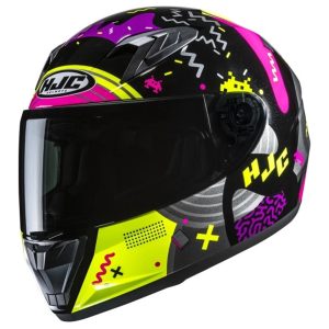 HJC Y10 Mika Kid Motorcycle Helmet – Yellow HJC Y10 Mika Kid Motorcycle Helmet - Yellow 1