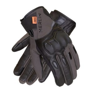 Merlin Denali D3O Waterproof Motorcycle Gloves – Grey Merlin Denali D3O Waterproof Motorcycle Glove Grey 1