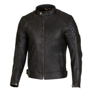 Merlin Icon D3O Leather Motorcycle Jacket - Black 1