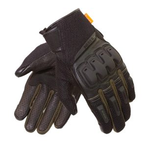 Merlin Jura Air D3O Motorcycle Gloves – Black/Dark Green Merlin Jura Air D3O Motorcycle Gloves - Black Dark Green 1