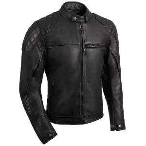 Oxford Route 73 3.0 Leather Motorcycle Jacket Black 1