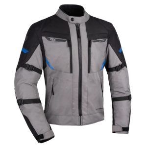 Oxford Toronto 1.0 D2D Mens Motorcycle Jacket Black Grey Blue 1