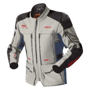 RST Pro Series Adventure D3O Motorcycle Jacket - Silver Blue 1