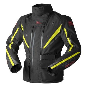RST Pro Series Paragon D3O Motorcycle Jacket - Black Flo Yellow 1
