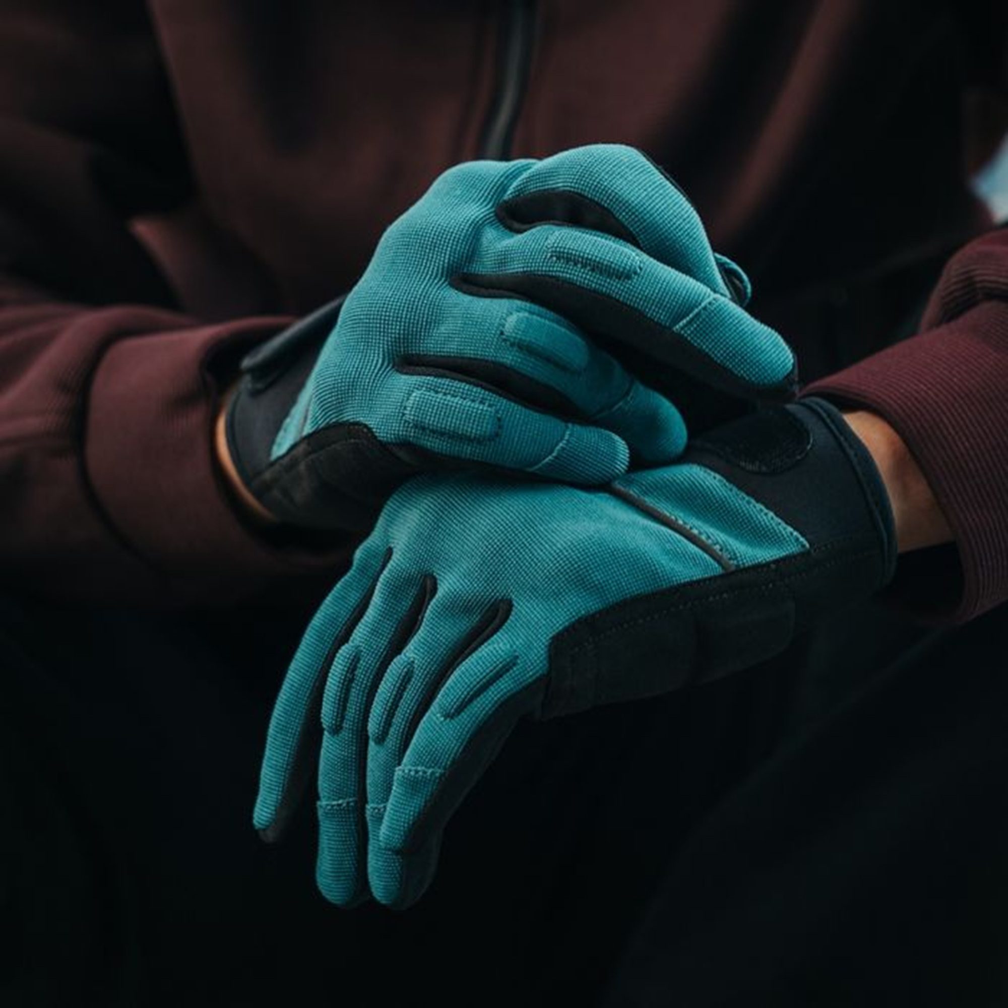 Spada Blade Motorcycle Gloves Coral Blue 3