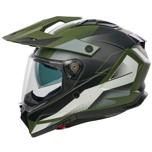 Spada Trailhawk Raptor Motorcycle Helmet - Green 1