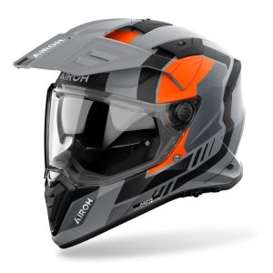 Airoh Bandit Horn Motorcycle Helmet Orange 1