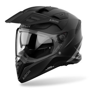 Airoh Bandit Plain Motorcycle Helmet - Matt Black 1
