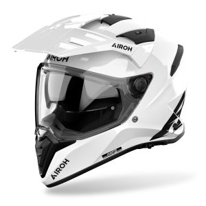 Airoh Bandit Plain Motorcycle Helmet - White 1