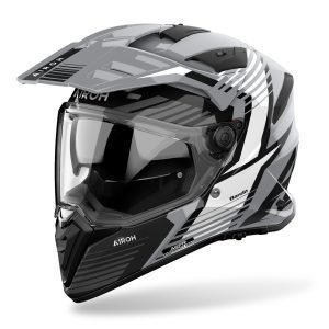 Airoh Bandit Spicy Motorcycle Helmet - Grey 1