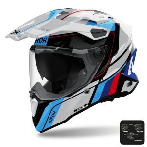 Airoh Commander 2 Skip Motorcycle Helmet - White 1