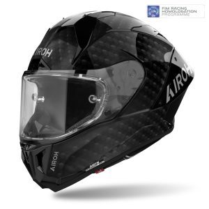 Airoh GP800 FIM Plain Motorcycle Helmet - Carbon 1