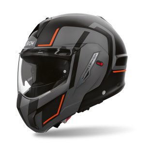 Airoh Mathisse II Genius Motorcycle Helmet Orange 1